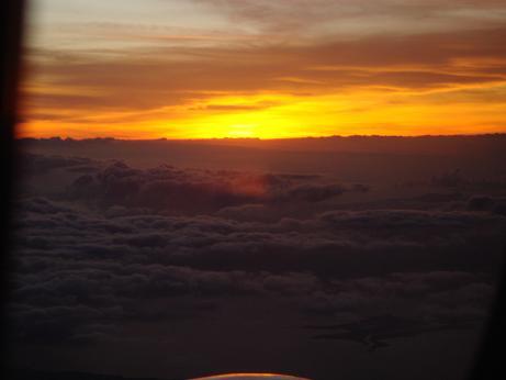 Sunrise thousands of Feet above the ground by Pao